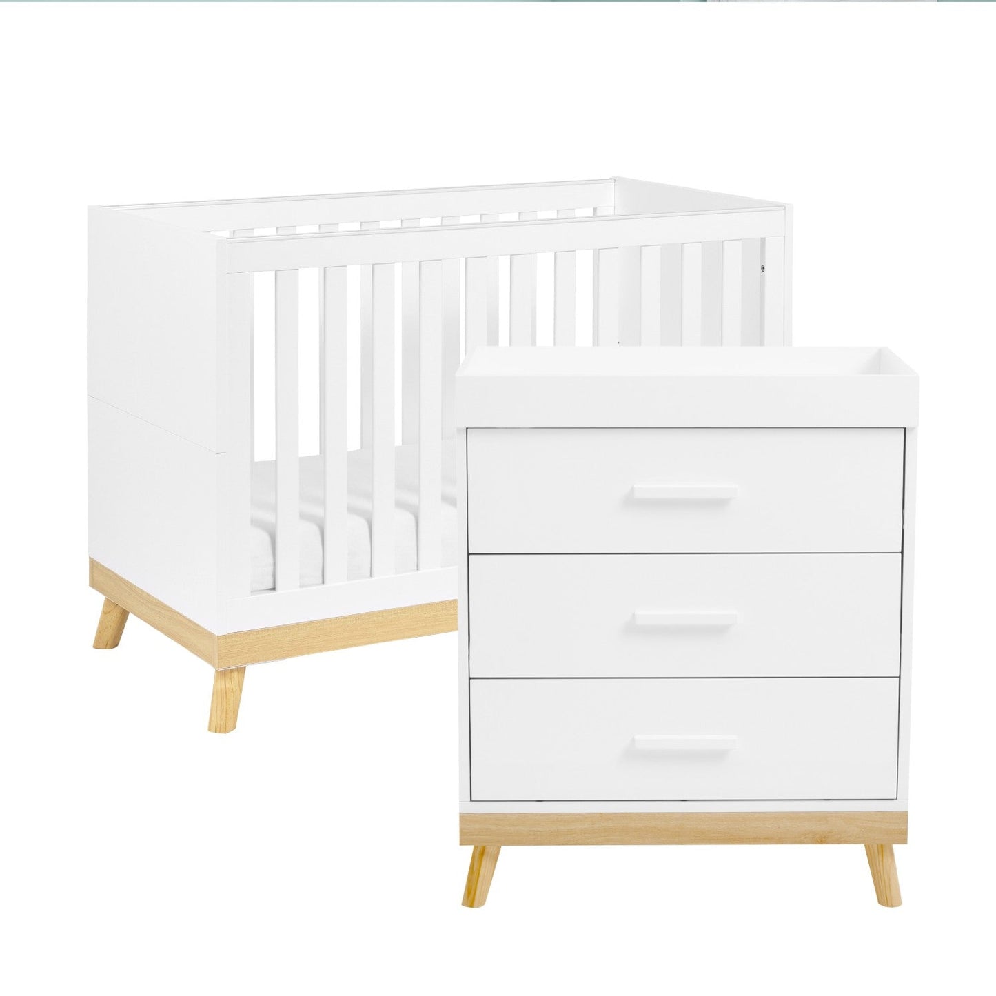 Babymore Mona Mini 2-Piece Nursery Room Set