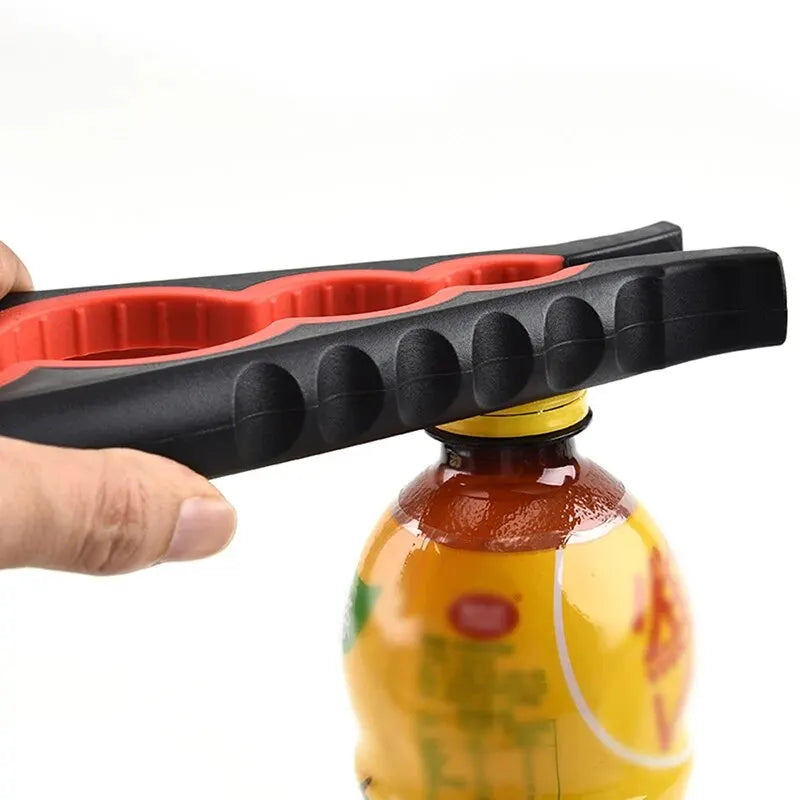4-in-1 Multi-Purpose Can and Bottle Opener – Ergonomic Anti-Slip Handle for Effortless Opening – Durable Aluminum Alloy for Long-Lasting Performance