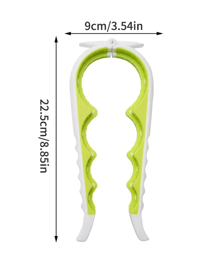 4-in-1 Multi-Purpose Can and Bottle Opener – Ergonomic Anti-Slip Handle for Effortless Opening – Durable Aluminum Alloy for Long-Lasting Performance