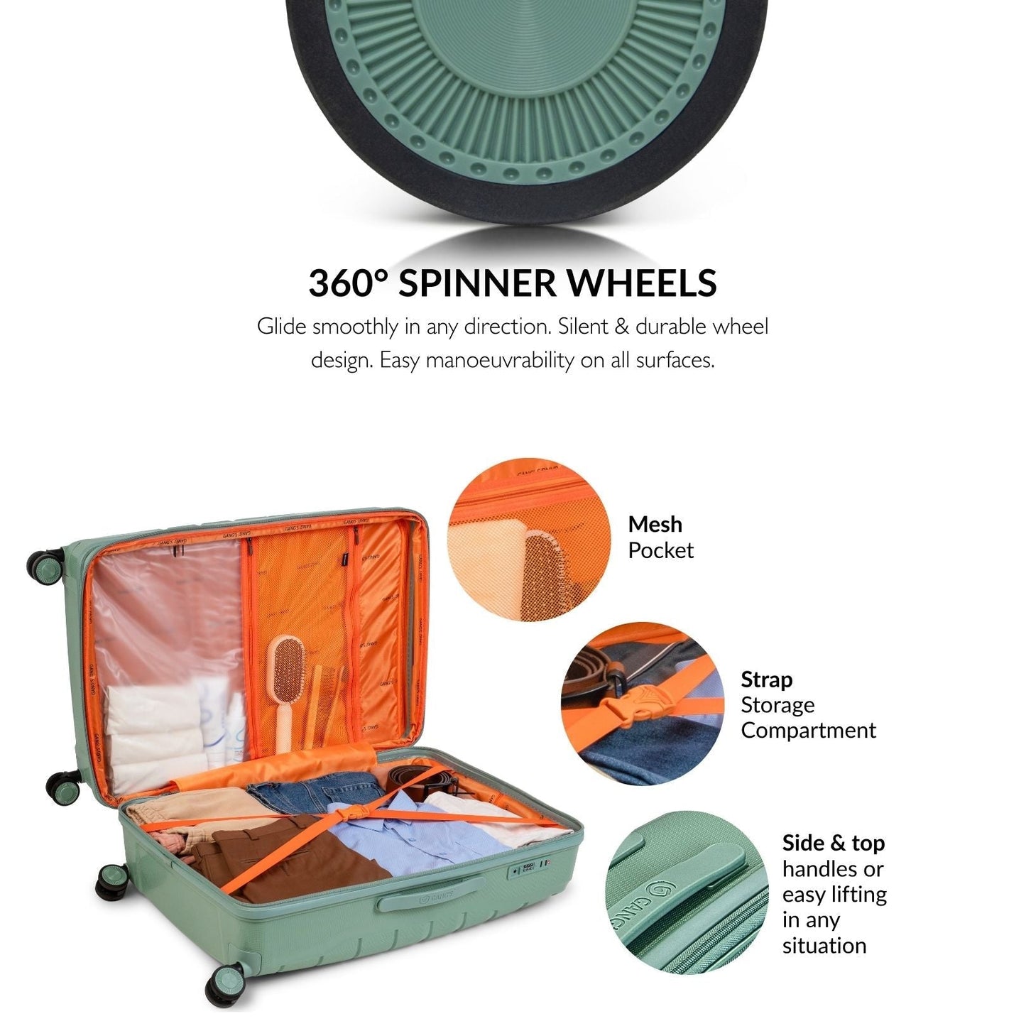 The StackLine Luggage - Set of 3