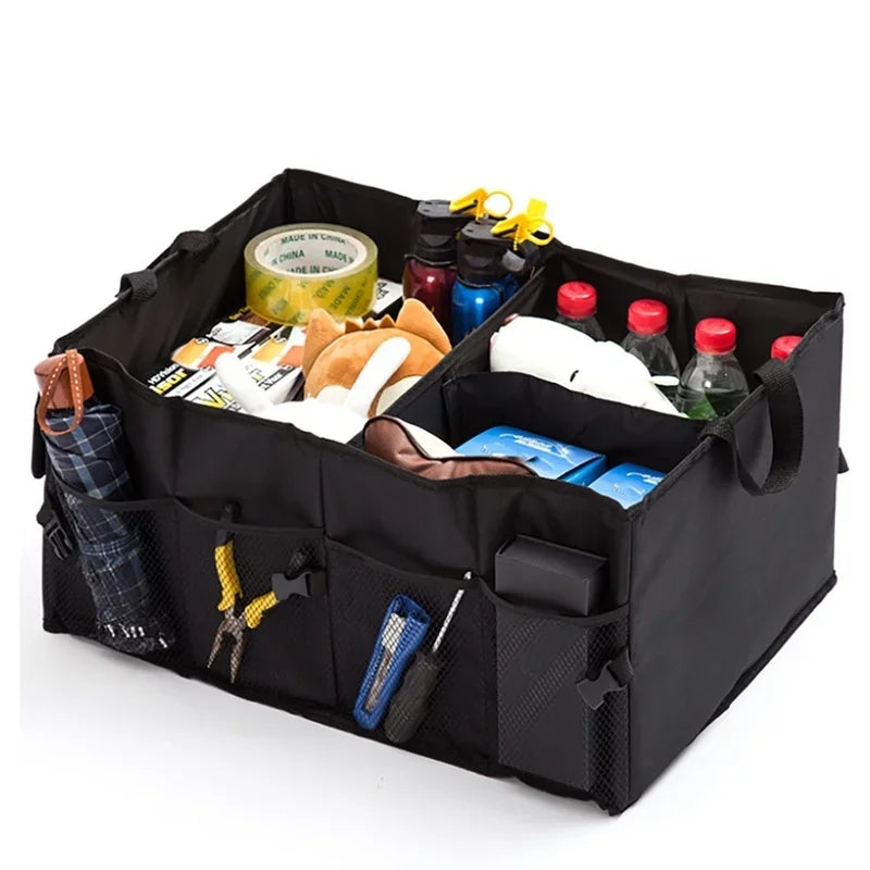 Big Capacity Car Storage Box Car Trunk Organizer Super Durable Collapsible Cargo Storage Tool Trunk Box 56x40x26cm