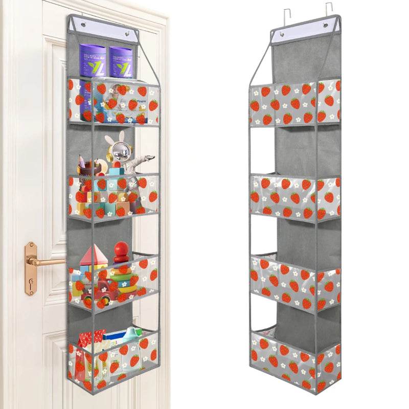 EMESA HOME Over-the-Door Hanging Organizer – 4/6 Layer Storage for Cosmetics, Nursery, Bathroom, Closet, Bedroom & Dorm