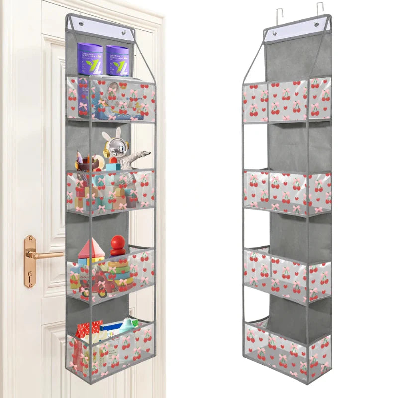 EMESA HOME Over-the-Door Hanging Organizer – 4/6 Layer Storage for Cosmetics, Nursery, Bathroom, Closet, Bedroom & Dorm