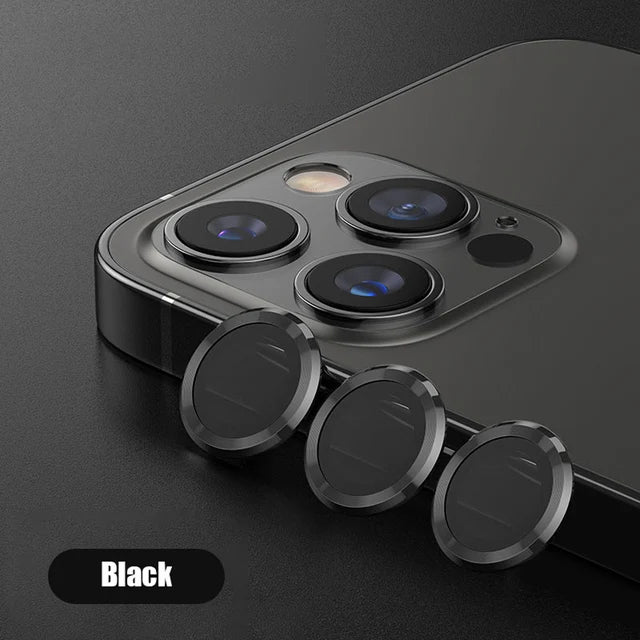 iPhone 15 Pro Max Camera Lens Protector Black