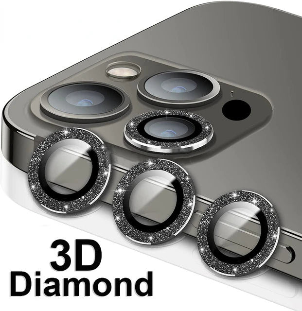 iPhone 15 Pro Max Camera Lens Protector Black