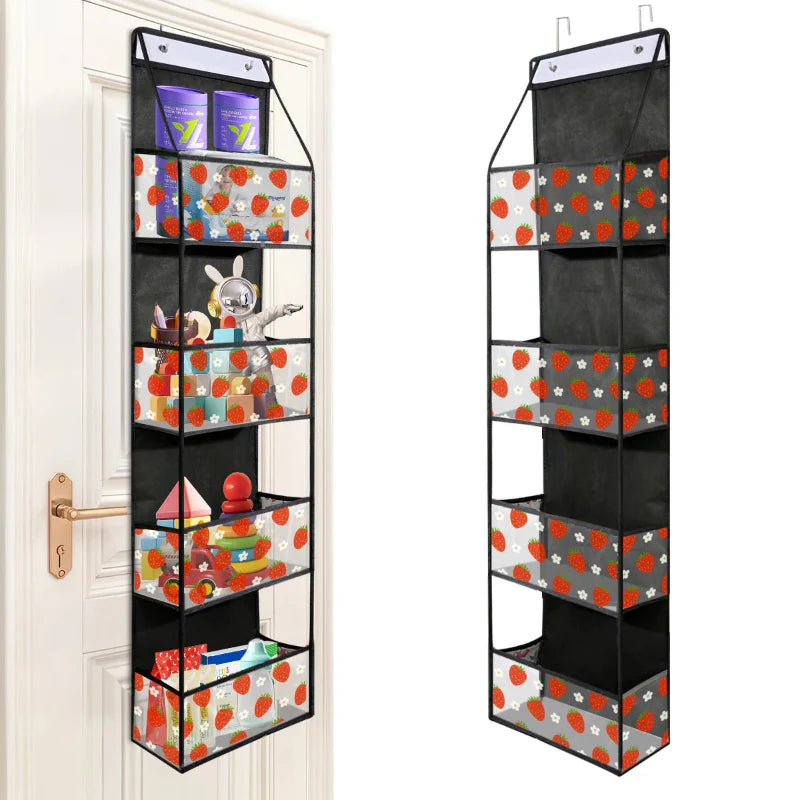 EMESA HOME Over-the-Door Hanging Organizer – 4/6 Layer Storage for Cosmetics, Nursery, Bathroom, Closet, Bedroom & Dorm