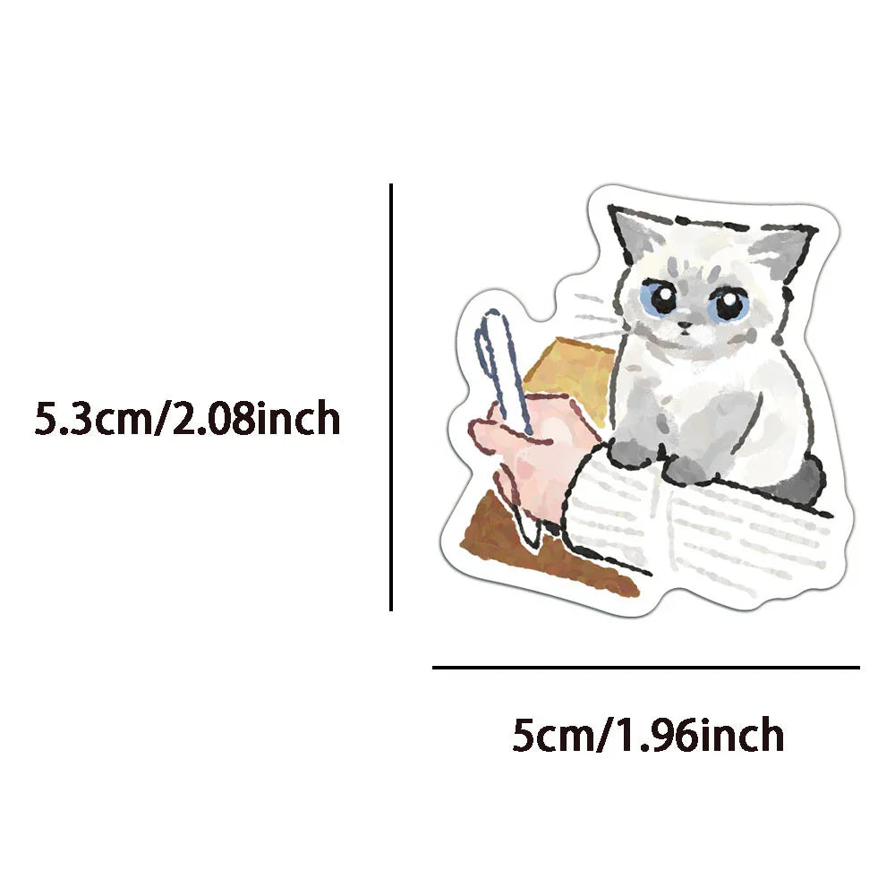 77pcs Cute/Kawaii Cat Stickers