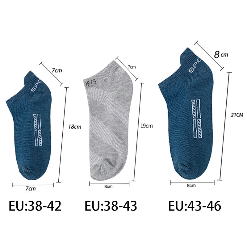 High-Quality Men’s Breathable Ankle Socks
