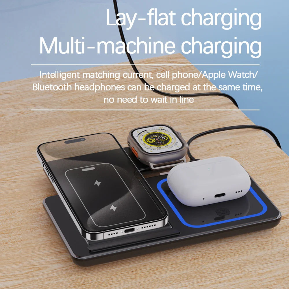 3-in-1 Foldable Wireless Charging Station