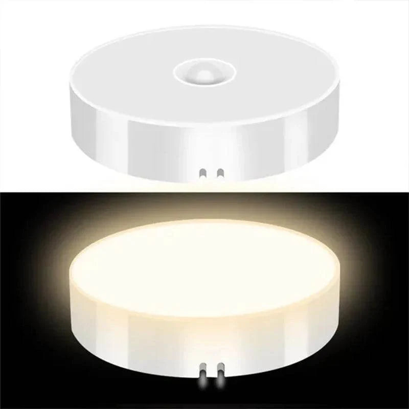 USB Rechargeable Motion Sensor LED Night Light - Wireless Lamp