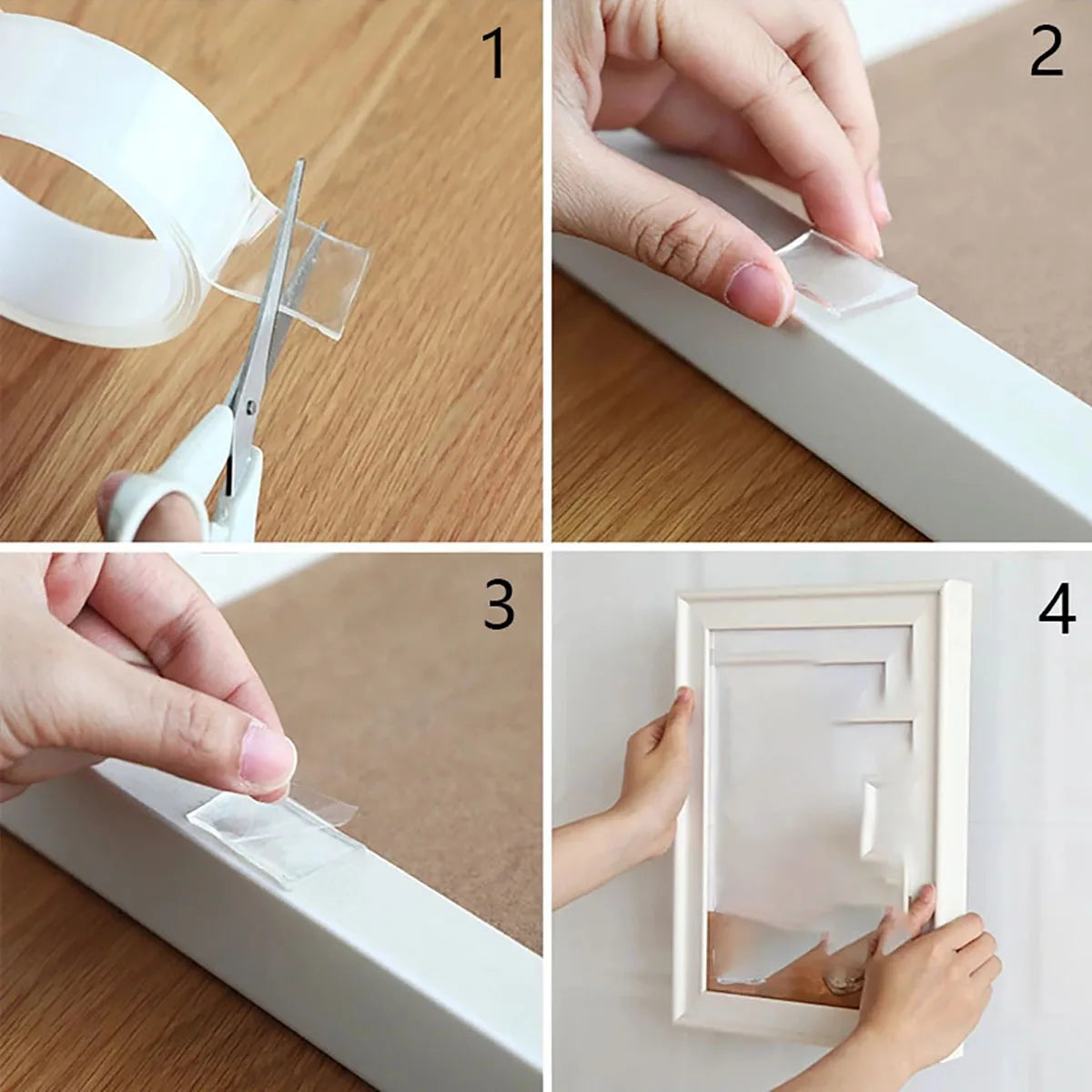 Ultra-forte dupla face adesiva Monster Tape, adesivos de parede à prova d'água, Home Improvement, fitas resistentes, Home Appliance