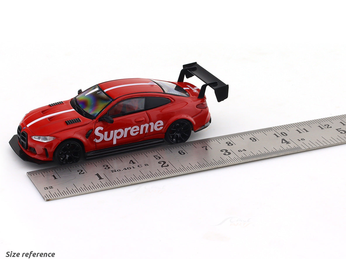 BMW M4 G82 with Figure 1:64 CoolCar Diecast Scale Model Car Collectible