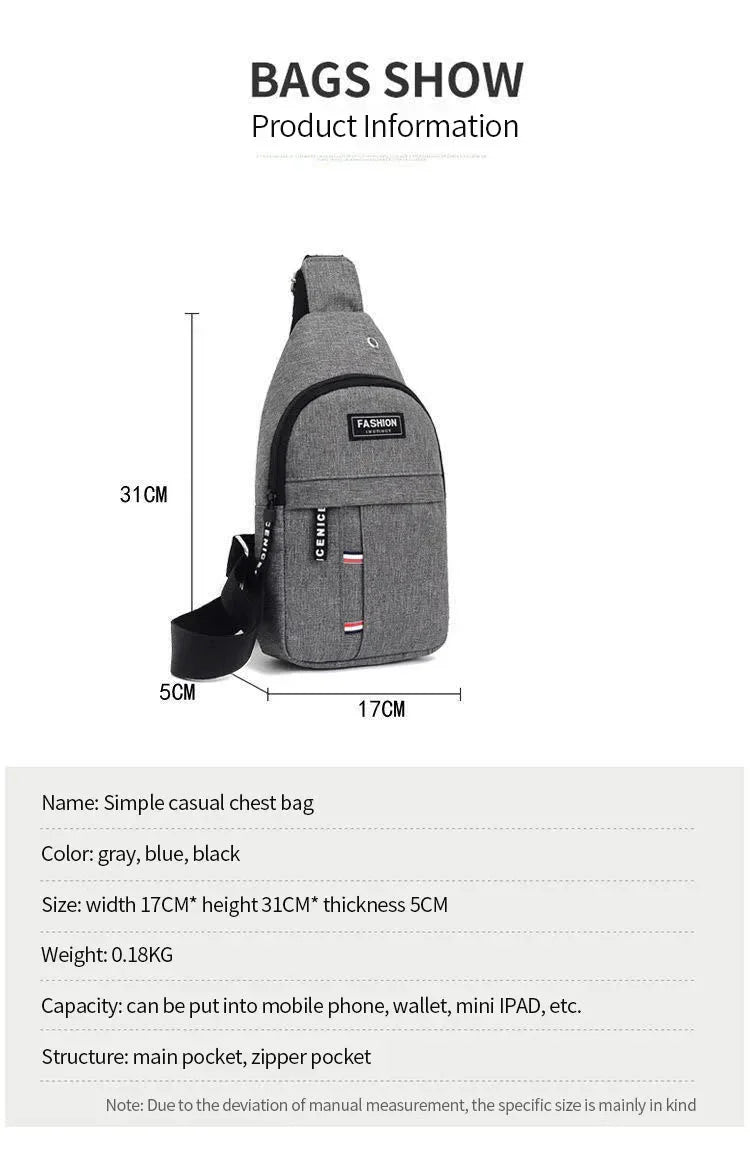 Men's Waterproof Large Capacity Fanny Pack