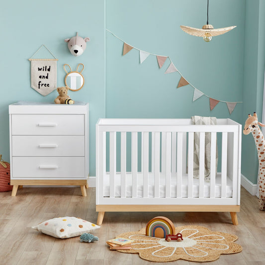 Babymore Mona Mini 2-Piece Nursery Room Set