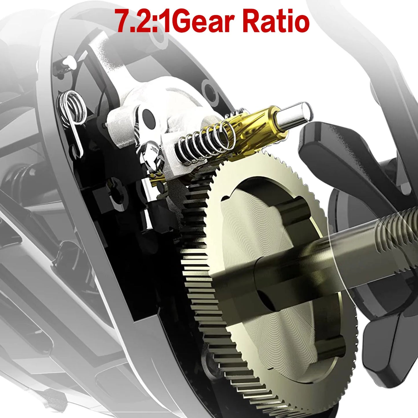 Sougayilang 1.8-2.4m Casting Telescopic Rod & 7.2:1 High Speed Reel with 150M Line Pesca
