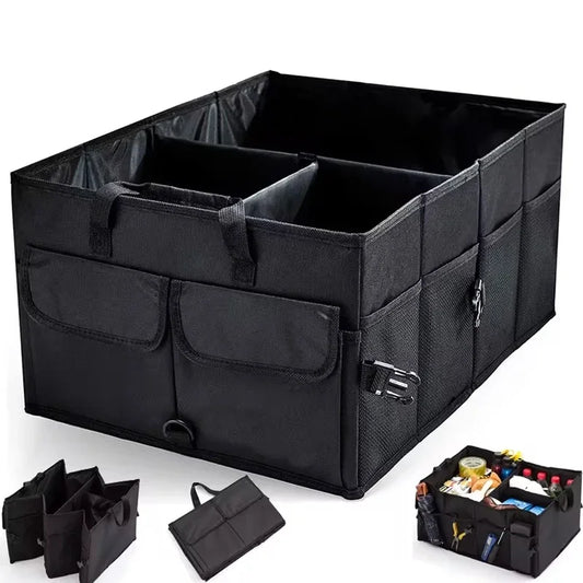 Big Capacity Car Storage Box Car Trunk Organizer Super Durable Collapsible Cargo Storage Tool Trunk Box 56x40x26cm