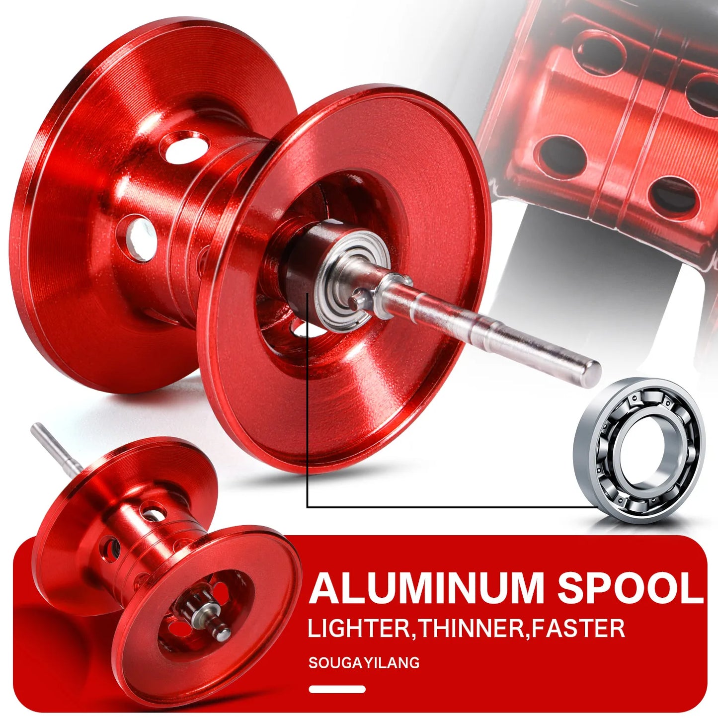 Sougayilang 1.8-2.4m Casting Telescopic Rod & 7.2:1 High Speed Reel with 150M Line Pesca