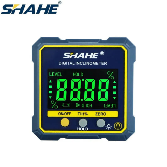 Digital Angle Finder with Laser – Magnetic Gauge, Inclinometer, Protractor, Backlit LCD for Woodworking & Tools