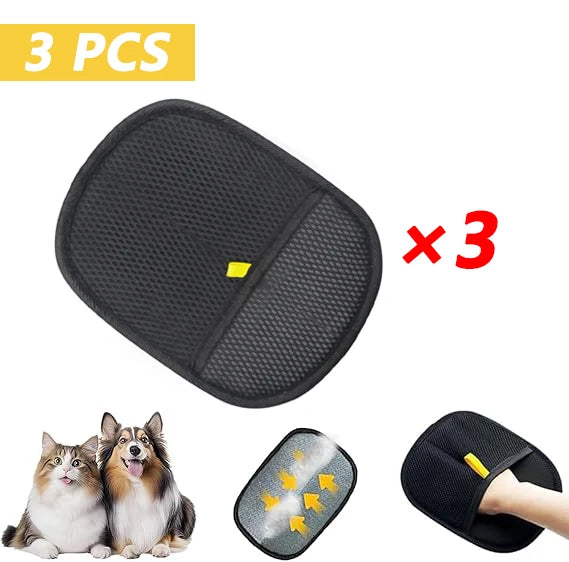 Reusable Pet Hair Removal Gloves – Grooming & Static Fur Remover