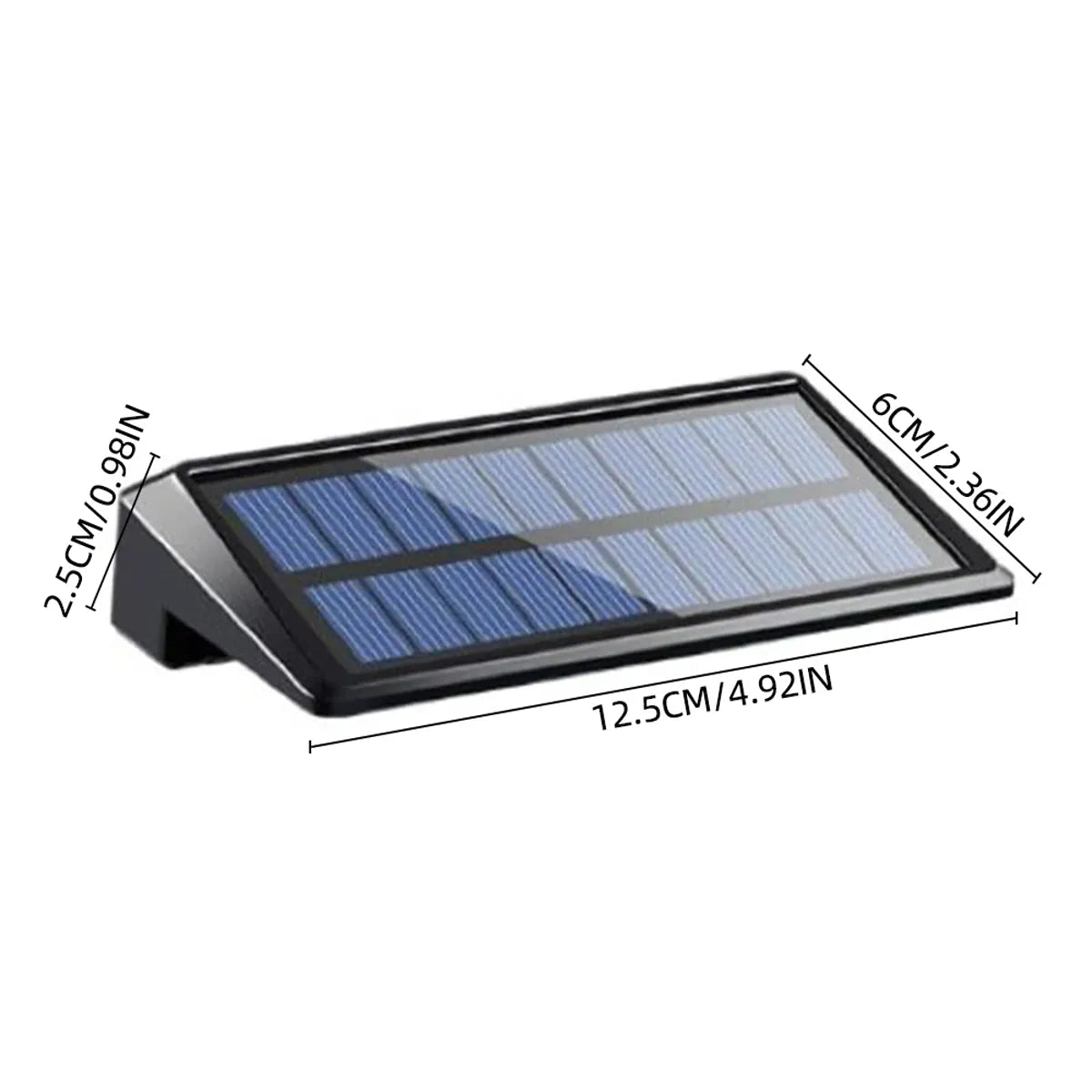 Outdoor Solar Wall Lights Waterproof Solar Fence Lights for Fence Post Yard Pathway